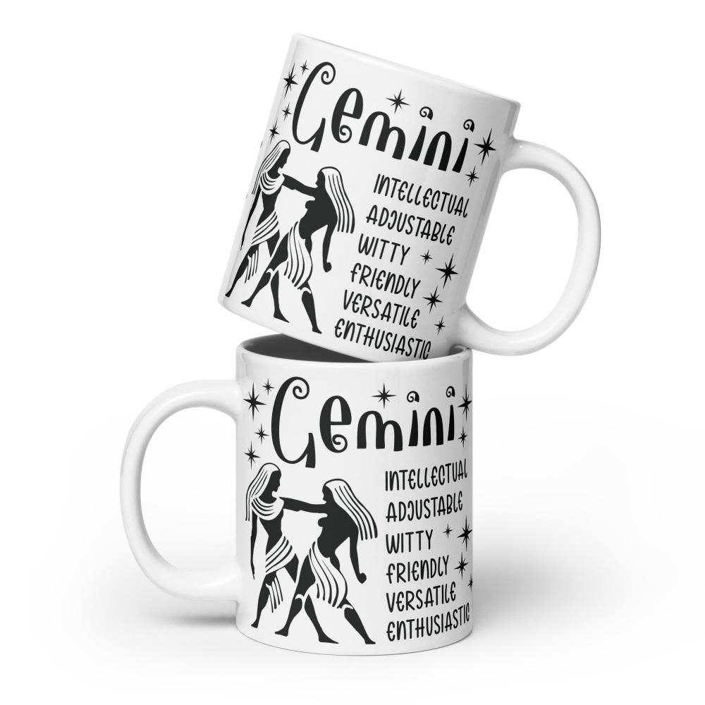 Gemini Zodiac Positive Traits 20 oz Mug - https://ascensionemporium.net